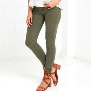 J. Crew Olive Skinny Pants